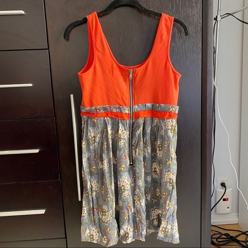 floral print empire waist sleeveless dress - Picture 3 of 15